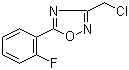 3-(氯甲基)-5-(2-氟苯基)-1,2,4-噁二唑結構式_844499-00-9結構式