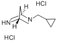 (1S,4s)-(+)-2-環(huán)丙基甲基-2,5-二氮雜雙環(huán)[2.2.1]庚烷雙鹽酸鹽結構式_845866-63-9結構式