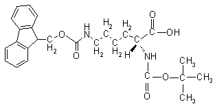 N-Boc-N’-Fmoc-L-Lysine Structure,84624-27-1Structure