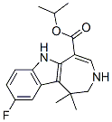 9-氟-1,2,3,6-四氫-1,1-二甲基氮雜[4,5-b]吲哚-5-羧酸-1-甲基乙酯結構式_847865-45-6結構式