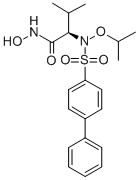 (2R)-2-[([1,1μ-聯苯]-4-基磺?；?(1-甲基乙氧基)氨基]-N-羥基-3-甲基-丁酰胺,(R)-N-羥基-2-(N-異丙氧基聯苯-4-基磺酰胺)-3-甲基丁酰胺結構式_849773-64-4結構式