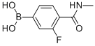 3-Fluoro-4-(methylcarbamoyl)phenylboronic acid Structure,849833-86-9Structure