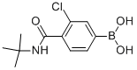 3-氯-4-(n-叔丁基氨基甲酰)苯硼酸結(jié)構(gòu)式_850589-46-7結(jié)構(gòu)式