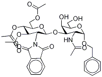 2-(乙?；被?-2-脫氧-3-O-[3,4,6-三-O-乙?；?2-脫氧-2-鄰苯二甲酰亞氨基-β-D-吡喃葡萄糖]-α-D-半乳糖吡喃糖苷芐酯結(jié)構(gòu)式_85069-37-0結(jié)構(gòu)式