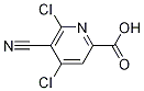 4,6-Dichloro-5-cyanopicolinicacidStructure,861545-83-7Structure 4,6-Dichloro-5-cyanopicolinicacid Structure,861545-83-7Structure