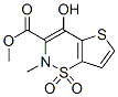 4-羥基-2-甲基-2H-噻吩并[2,3-e][1,2]-噻嗪-3-羧酸甲酯 1,1-二氧化物結構式_868393-66-2結構式