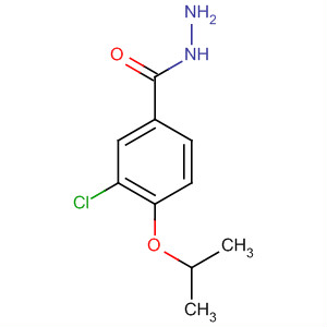 3-氯-4-異丙氧基苯并肼結(jié)構(gòu)式_869567-80-6結(jié)構(gòu)式