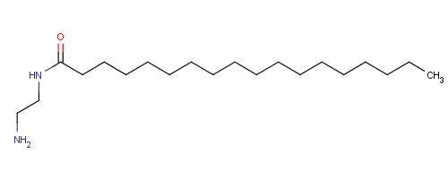 N-十八烷酰乙二胺結(jié)構(gòu)式_871-79-4結(jié)構(gòu)式