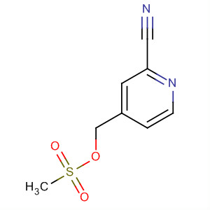 (2-氰基吡啶-4-基)甲基甲烷磺酸鹽結(jié)構(gòu)式_872706-93-9結(jié)構(gòu)式