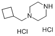 1-環(huán)丁基甲基-哌嗪2鹽酸鹽結(jié)構(gòu)式_877859-57-9結(jié)構(gòu)式