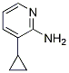 3-環(huán)丙基吡啶-2-胺結(jié)構(gòu)式_878805-25-5結(jié)構(gòu)式