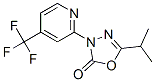 5-(1-甲基乙基)-3-[4-(三氟甲基)-2-吡啶]-1,3,4-噁二唑-2(3H)-酮結構式_883010-99-9結構式