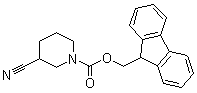3-氰基-1-n-fmoc-哌啶結(jié)構(gòu)式_886362-86-3結(jié)構(gòu)式