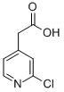 (2-氯-吡啶-4-基)乙酸結構式_887580-55-4結構式