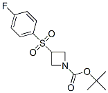 3-(4-氟苯磺?；?-氮雜啶-1-羧酸叔丁酯結(jié)構(gòu)式_887593-66-0結(jié)構(gòu)式