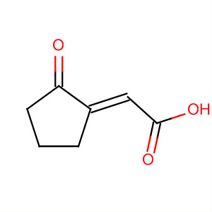 (E)-2-(2-氧代環(huán)戊基)乙酸結(jié)構(gòu)式_89966-37-0結(jié)構(gòu)式