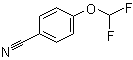 4-(二氟甲氧基)苯甲腈結(jié)構(gòu)式_90446-25-6結(jié)構(gòu)式
