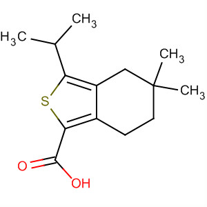 3-異丙基-5,5-二甲基-4,5,6,7-四氫-苯并[c]噻吩-1-羧酸結構式_910635-47-1結構式