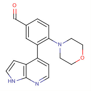 嗎啉-4-基-[3-(1H-吡咯并[2,3-b]吡啶-4-基)-苯基]-甲酮結(jié)構(gòu)式_916172-94-6結(jié)構(gòu)式