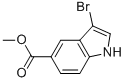 3-Bromo-1H-Indole-5-carboxylic acid methyl ester Structure,916179-88-9Structure