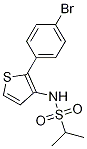 N-(2-(4-溴苯基)噻吩-3-基)丙烷-2-磺酰胺結(jié)構(gòu)式_916429-85-1結(jié)構(gòu)式