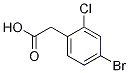 4-Bromo-2-chlorobenzeneacetic acid Structure,916516-89-7Structure
