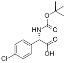 (S)-叔丁氧基羰基氨基-(4-氯-苯基)-乙酸結(jié)構(gòu)式_917027-02-2結(jié)構(gòu)式