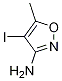 4-碘-5-甲基異噁唑-3-胺結(jié)構(gòu)式_930-85-8結(jié)構(gòu)式
