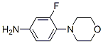 3-氟-4-(4-嗎啉基)-苯胺結(jié)構(gòu)式_93246-53-8結(jié)構(gòu)式