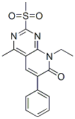 8-乙基-4-甲基-2-(甲基磺?；?-6-苯基吡啶并[2,3-d]嘧啶-7(8H)-酮結(jié)構(gòu)式_934496-69-2結(jié)構(gòu)式