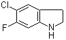5-氯-6-氟吲哚啉結(jié)構(gòu)式_935272-19-8結(jié)構(gòu)式