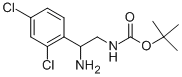 [2-氨基-2-(2,4-二氯-苯基)-乙基]-氨基甲酸叔丁酯鹽酸鹽結(jié)構(gòu)式_939760-57-3結(jié)構(gòu)式