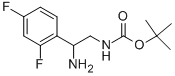 [2-氨基-2-(2,4-二氟-苯基)-乙基]-氨基甲酸叔丁酯鹽酸鹽結(jié)構(gòu)式_939760-58-4結(jié)構(gòu)式