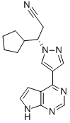 β-cyclopentyl-4-(7h-pyrrolo[2,3-d]pyrimidin-4-yl)-(βr)-1h-pyrazole-1-propanenitrile Structure,941678-49-5Structure