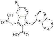3-(Carboxymethyl)-5-fluoro-1-(naphthalen-1-ylmethyl)-1h-indole-2-carboxylic acidStructure,942191-15-3Structure 3-(Carboxymethyl)-5-fluoro-1-(naphthalen-1-ylmethyl)-1h-indole-2-carboxylic acid Structure,942191-15-3Structure
