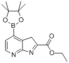 4-(4,4,5,5-四甲基-1,3,2-二噁硼烷-2-基)-3H-吡咯并[2,3-b]吡啶-2-羧酸乙酯結構式_943322-02-9結構式
