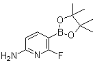 2-Amino-6-fluoro pyridine-5-boronic acid picol esterStructure,944401-67-6Structure 2-Amino-6-fluoro pyridine-5-boronic acid picol ester Structure,944401-67-6Structure