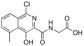 n-[(1-氯-4-羥基-5-甲基-3-異喹啉)羰基]-甘氨酸結構式_947516-54-3結構式