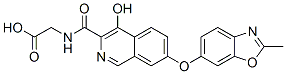 n-[[4-羥基-7-[(2-甲基-6-苯并噁唑基)氧基]-3-異喹啉]羰基]-甘氨酸結構式_947516-56-5結構式