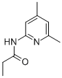 N-(4,6-二甲基-2-吡啶)-丙酰胺結(jié)構(gòu)式_94843-69-3結(jié)構(gòu)式