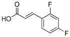 2,4-二氟肉桂酸結(jié)構(gòu)式_94977-52-3結(jié)構(gòu)式