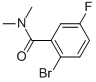 N,N-二甲基-2-溴-5-氟苯甲酰胺結(jié)構(gòu)式_951884-08-5結(jié)構(gòu)式