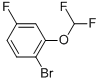 1-Bromo-2-(difluoromethoxy)-4-fluorobenzene Structure,954235-83-7Structure