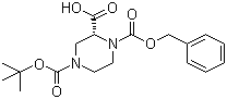 (R)-n-4-boc-n-1-cbz-2-哌嗪羧酸結(jié)構(gòu)式_954388-33-1結(jié)構(gòu)式