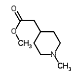 4-Piperidineacetic acid, 1-methyl-, methyl esterStructure,95533-25-8Structure 4-Piperidineacetic acid, 1-methyl-, methyl ester Structure,95533-25-8Structure
