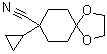 8-環(huán)丙基-1,4-二噁螺[4.5]癸烷-8-甲腈結(jié)構(gòu)式_960370-95-0結(jié)構(gòu)式