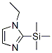 1H-imidazole, 1-ethyl-2-(trimethylsilyl)- Structure,960412-61-7Structure