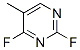(9CI)-2,4-二氟-5-甲基嘧啶結構式_96548-89-9結構式