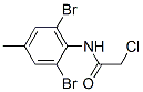 2-氯-N-(2,6-二溴-4-甲基苯基)乙酰胺結(jié)構(gòu)式_96686-53-2結(jié)構(gòu)式