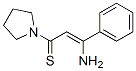 (9CI)-1-(3-氨基-3-苯基-1-硫氧代-2-丙烯基)-吡咯烷結(jié)構式_97309-70-1結(jié)構式